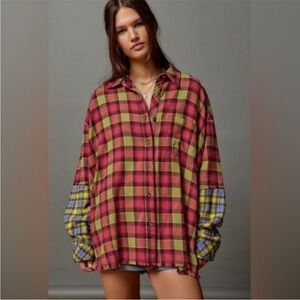 BDG/Urban Outfitters - One Way Or Another
Plaid Flannel Button-Down Shirt NWOT